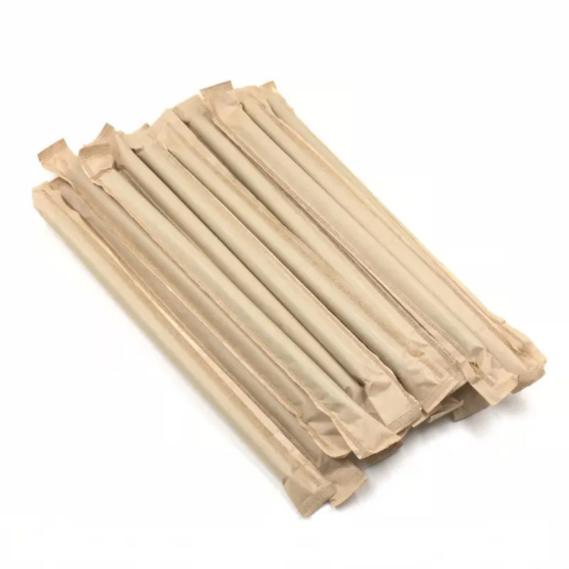 一次性23cm墨绿色粗牛皮大吸管