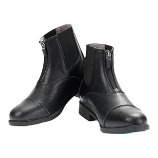 玛尚马具儿童牛皮马术靴骑马短靴男女童马术装备真皮骑马鞋19254