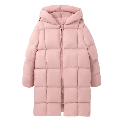 善元儿童羽绒服长款极寒中大童