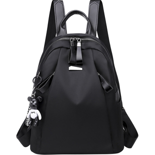 双肩包女包包2026新款休闲时尚百搭轻便大容量牛津布女式旅行背包