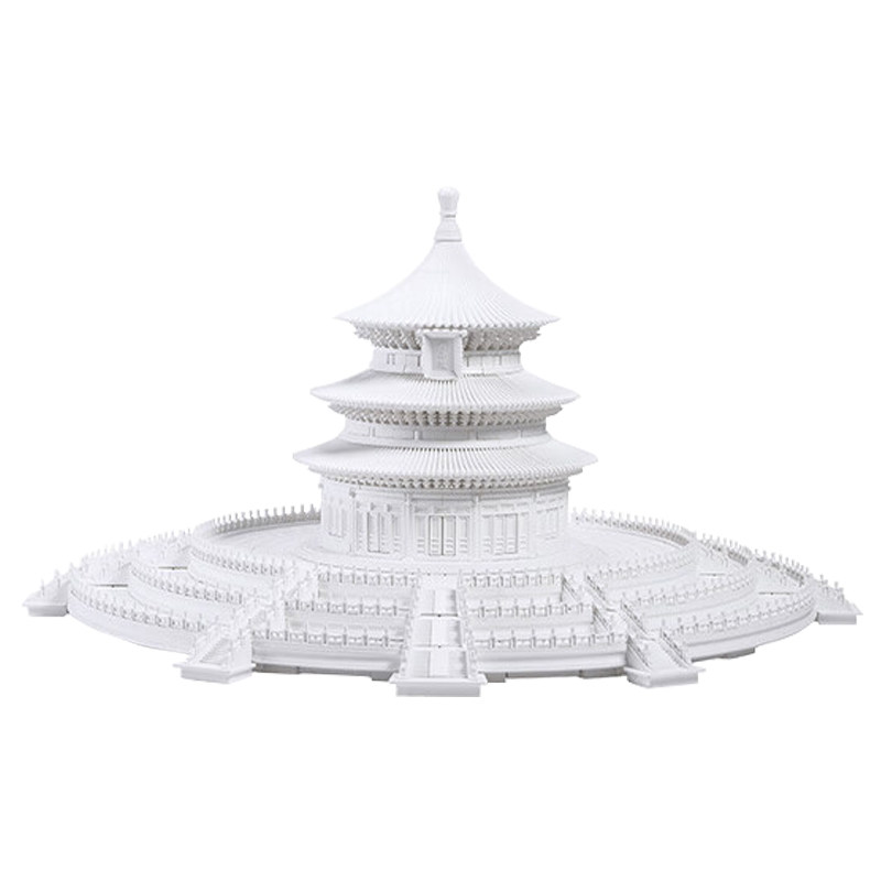 千年榫天坛祈年殿营造积木中国建筑榫卯积木古建筑模型生日礼物