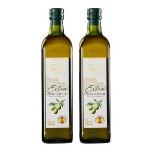 盒马 Bello VITAHOUSE 特级初榨橄榄油组合装 750ml*2 西班牙进口