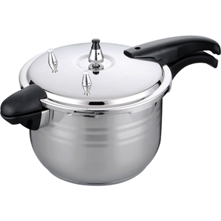 顺达压力锅304不锈钢高压锅家用燃气防爆电磁炉通用1-2-3-4-5-6人