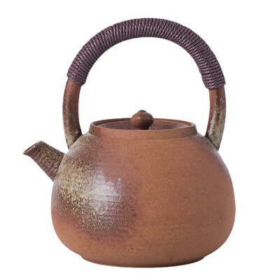 柴烧陶壶老岩泥煮茶纯手工