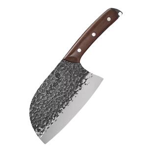 十八子作锻打菜刀家用斩切两用刀厨师切菜阳江刀具官方旗舰店正品