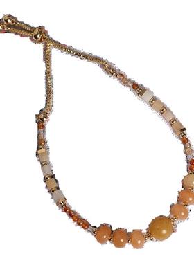 西町村屋国风彩色中式小众手链女