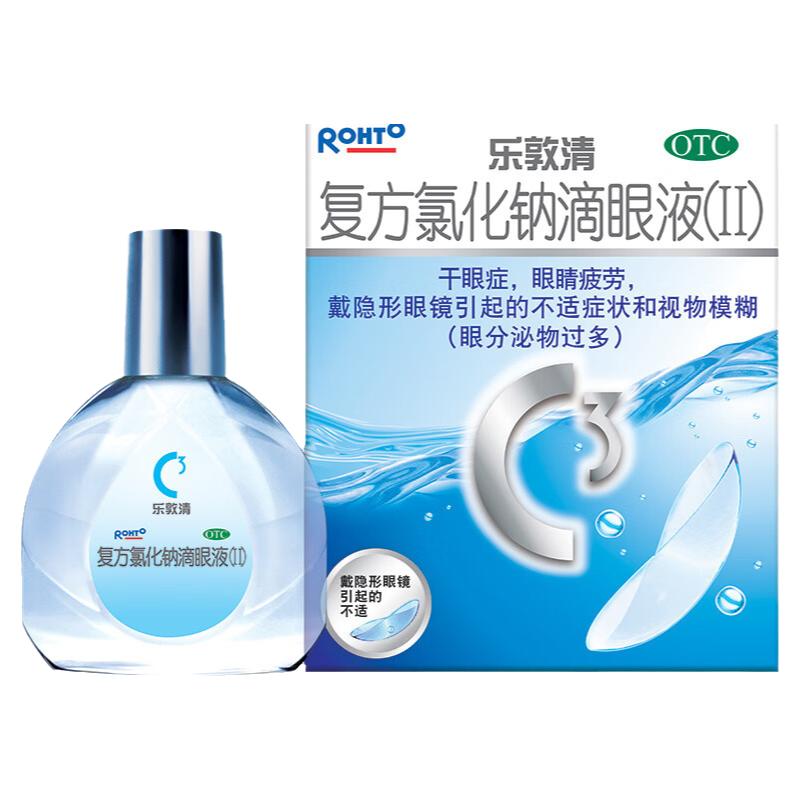 曼秀雷敦乐敦眼药水乐敦清13ml隐形眼镜美瞳滴眼液干眼症眼疲劳
