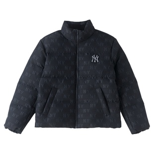 MLB鹅绒服2026冬季新款洋基队NY老花满标男女立领运动羽绒服DJM22
