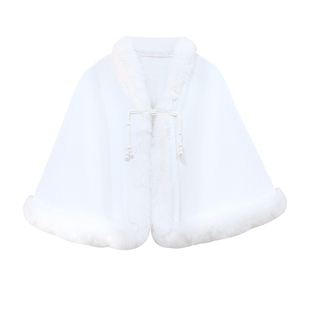 【自制款】冬季加绒加厚高贵新中式外搭披肩开衫保暖配旗袍斗篷女