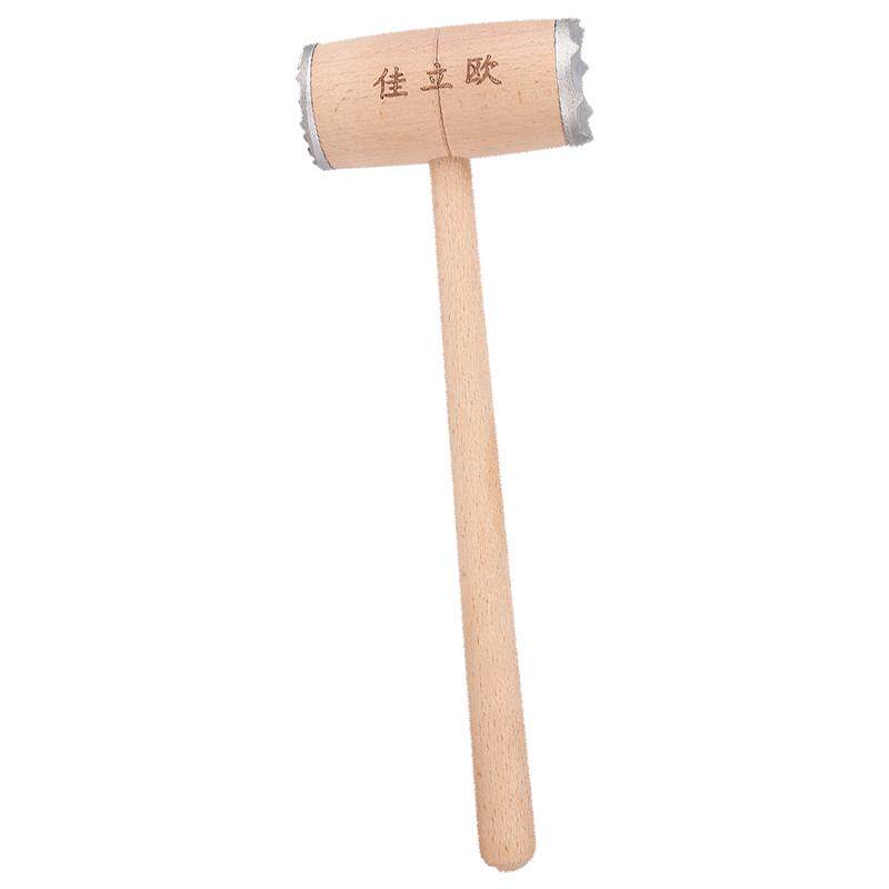 厨房家用双面敲肉锤松肉锤加长木柄牛排锤牛扒捶断筋器嫩肉松肉器