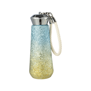 优喜氏钻石杯330ml纯钛保温杯子180ml内外钛杯女士高颜值新年礼物