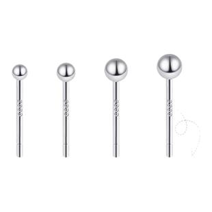 999纯银养耳洞耳钉女防堵针迷你耳骨钉养耳棒睡觉免摘小耳环耳饰