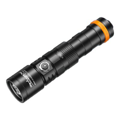 虎鲸OrcaTorch DC710潜水手电筒3000流明直充强光高亮防水聚光灯