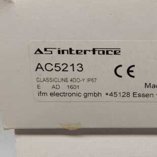 议价IFM AC5208 AC5210 AC5211 AC5213 全新原装正品易福门