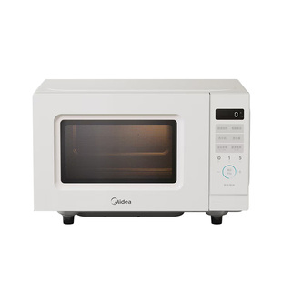 美的微波炉家用智能小型迷你白色2026热卖新款平板式官方正品M203