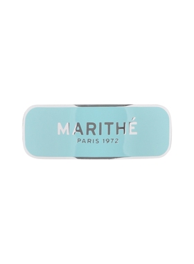 MARITHE撞色字母LOGO珐琅发卡
