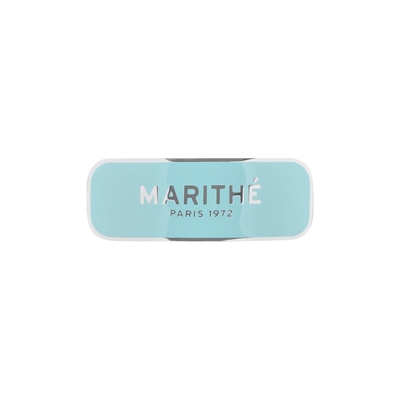 MARITHE撞色字母LOGO珐琅发卡