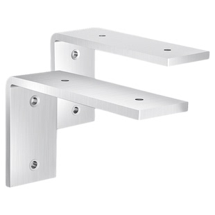 不锈钢免打孔直角支撑架置物三角固定架墙上承重托架L型层板托