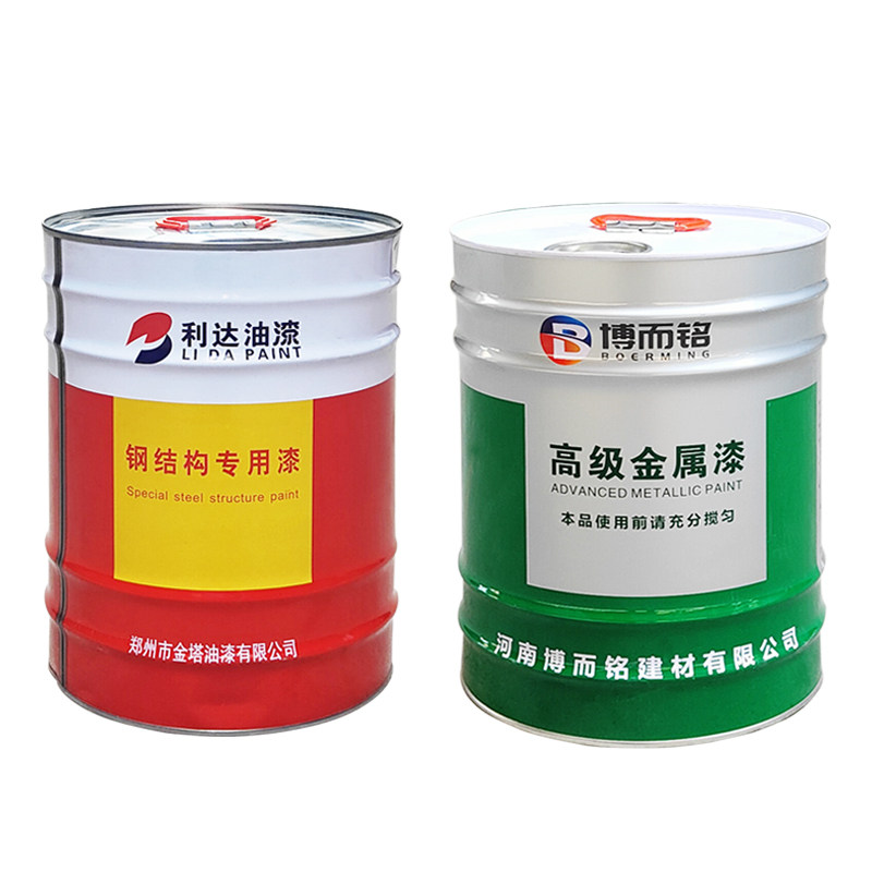醇酸铁红金属底面灰色防锈漆油漆