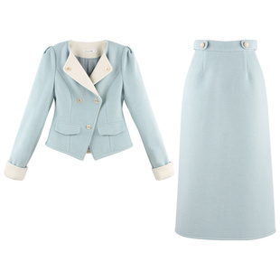 韩语琳套装2026新款女装春季时尚爆款外套半身裙高级感气质两件套