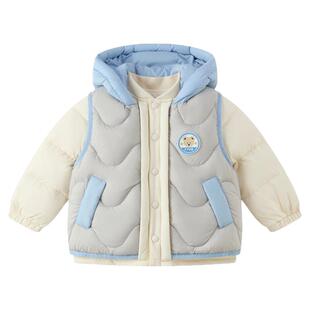 【一衣三穿】PawinPaw卡通小熊童装25秋冬新款男女宝宝羽绒服保暖