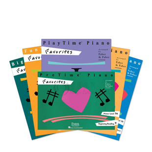 菲伯尔 挚爱钢琴音乐 入门级至4级 儿童探险系列 全套共一至六卷 海伦德原版乐谱书 Favourite Piano Primer Faber Adventures