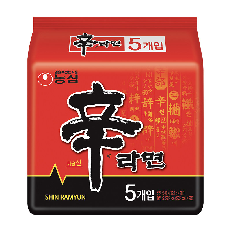 韩国进口农心辛拉面安城汤面炸酱辣味韩式泡面拌面袋装鱿鱼方便面