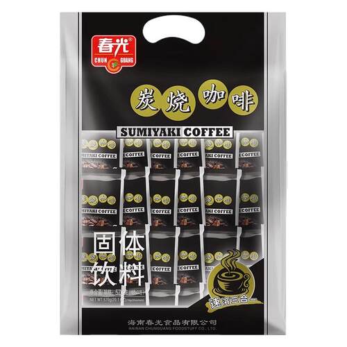春光炭烧咖啡570g正宗海南特产三合一速溶碳烧咖啡粉饮料