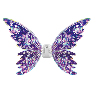 小精灵玩具精灵羽翼蝴蝶背饰发光儿童电动翅膀小天使女孩花仙子