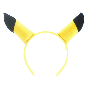 皮卡丘可爱耳朵发箍韩国成人头饰卖萌发卡甜美头箍女发饰表演道具