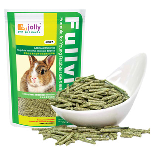 Jolly祖莉 多维幼兔粮幼年兔粮粮食小兔子主粮饲料500g  JP67