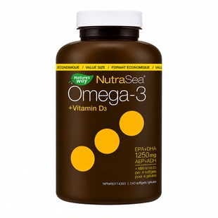 直邮 加拿大NutraSea野生深海鱼油omega3脂肪酸血脂血管240粒