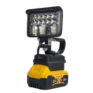 手提款工作灯适用DEWALT得伟款锂电池LED应急灯维修灯带USB