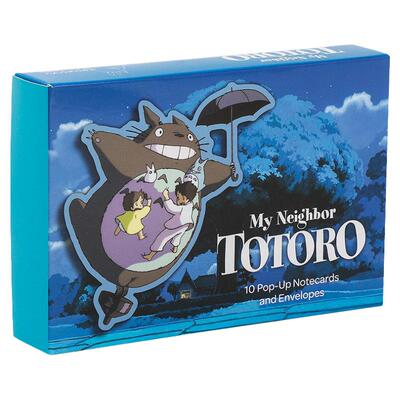宫崎骏龙猫10张立体卡片与信封
