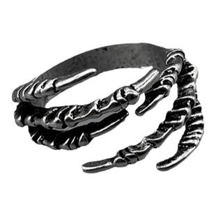 无聊了在手上戴一个爪子!朋克风食指 指环饰品 暗黑系戒指
