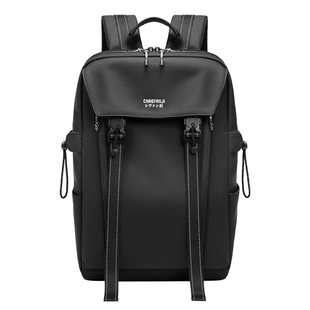 CHAOFANJI 小众设计休闲双肩包男翻盖篮球书包骑行头盔包户外背包