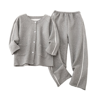 秋冬棉易穿脱病号护理服骨折术后病人卧床老人瘫痪康复透析上衣裤