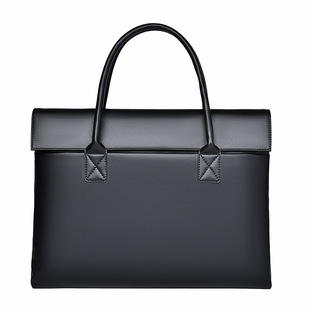 2025新款男女士商务手提公文包a4文件夹档案通勤14寸笔记本电脑袋