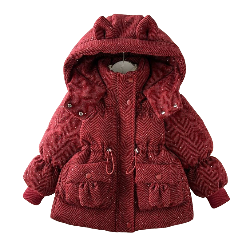 女童装拜年服加厚羽绒棉服洋气潮