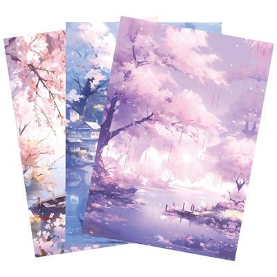 大角色古风A4折纸悠然