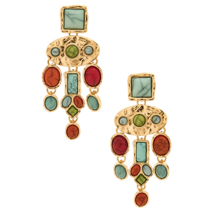 petit moments DUSK 特色耳环 金属金色REVOLVE小众新款