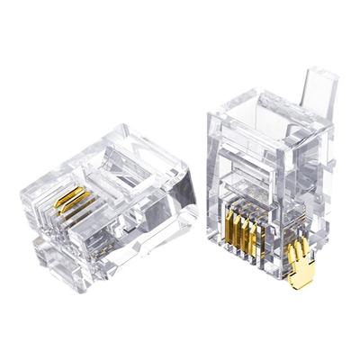 绿联电话水晶头四芯rj11接头