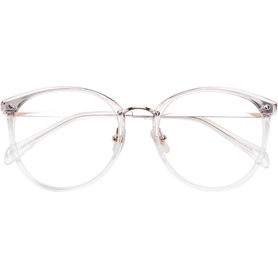 右店透明色少女感Y2K素颜眼镜