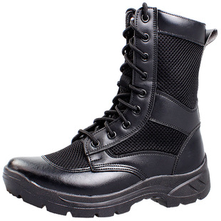夏季作战靴男款战靴透气作训靴男保安鞋靴子超轻男靴高帮战训靴女