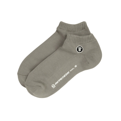 Aape旗舰店猿人刺绣简约潮流短袜