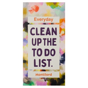 新品『Montilord』便签本中号花芬todo可撕无粘性留言彩色计划待办打卡记录事项防水封面效率厚ins风文具颜值