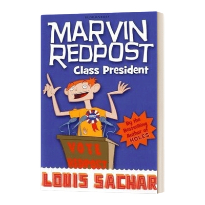 英文原版 Marvin Redpost Class President Book 5 麻烦精马文系列5 竞选总统 英文版 进口英语原版书籍儿童图书