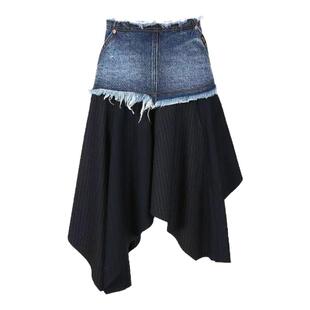 SOLSOL买手店 ANDERSSON BELL  25早春新品 设计师 牛仔拼接半裙