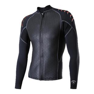 鲟龙分体潜水衣浮潜防晒潜水服CR面料厚度2.5毫米冬泳冲浪帆板服