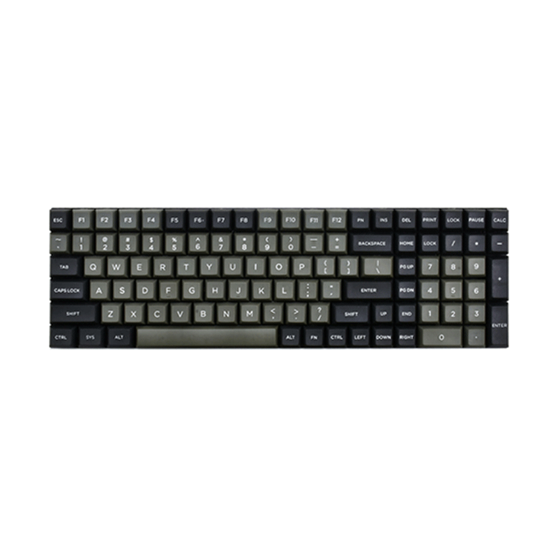 沃特概尔 MITOMK Tab90Mcherry轴机械键盘金属底壳黑轴紧凑型布局